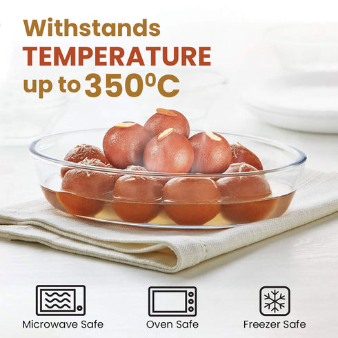 Elite Glass Baking Tray - 1600ml